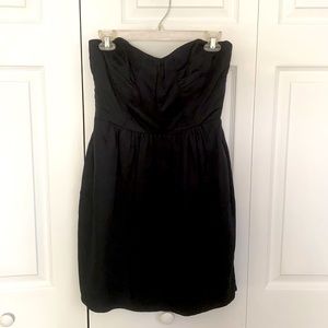 Shoshanna strapless black minidress